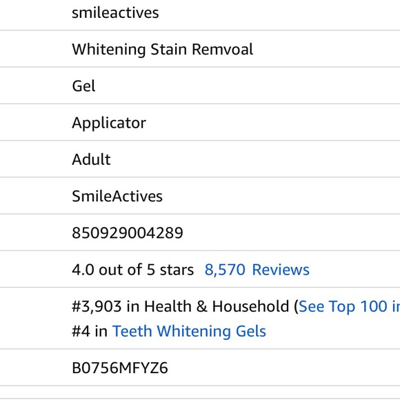 Smileactives Pro Whitening Gel - White - Picture 8 of 12